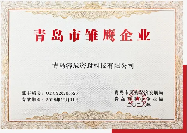 Ang Qingdao Ruichen Sealing Technology Co., Ltd. ay napili bilang 2026 Qingdao 