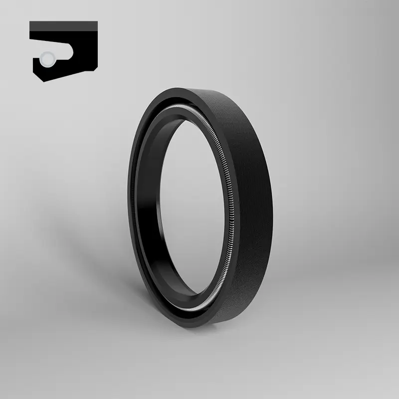 Tela-reinforced rotary oil seal