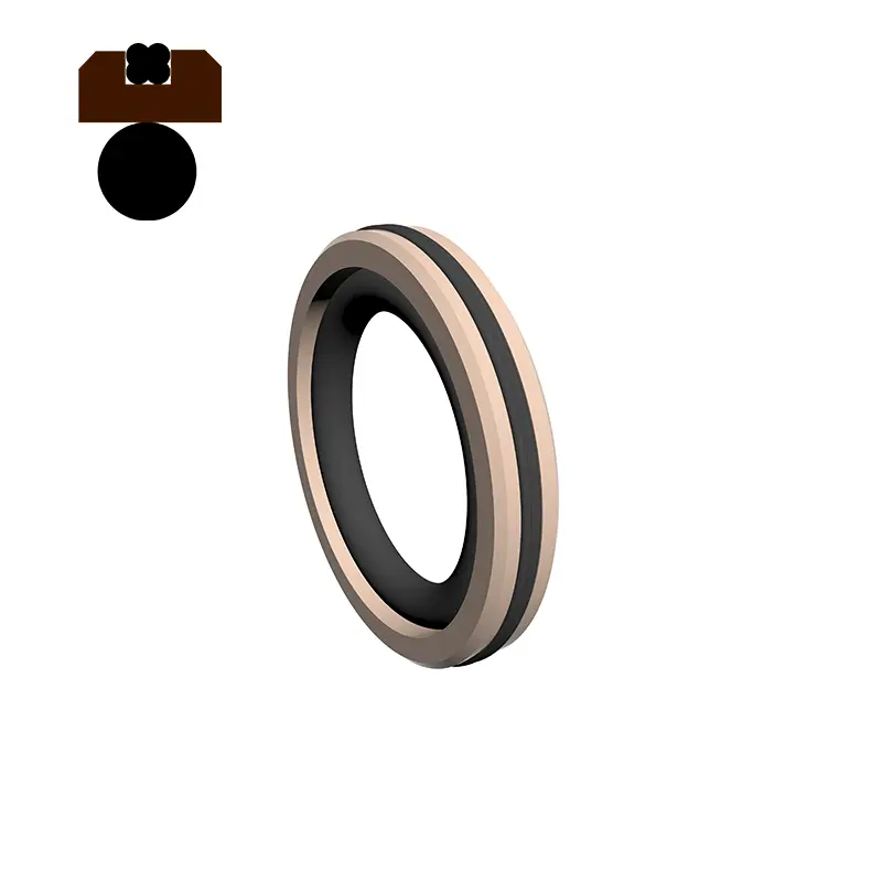 Hydraulic seal para sa mga butas ng piston