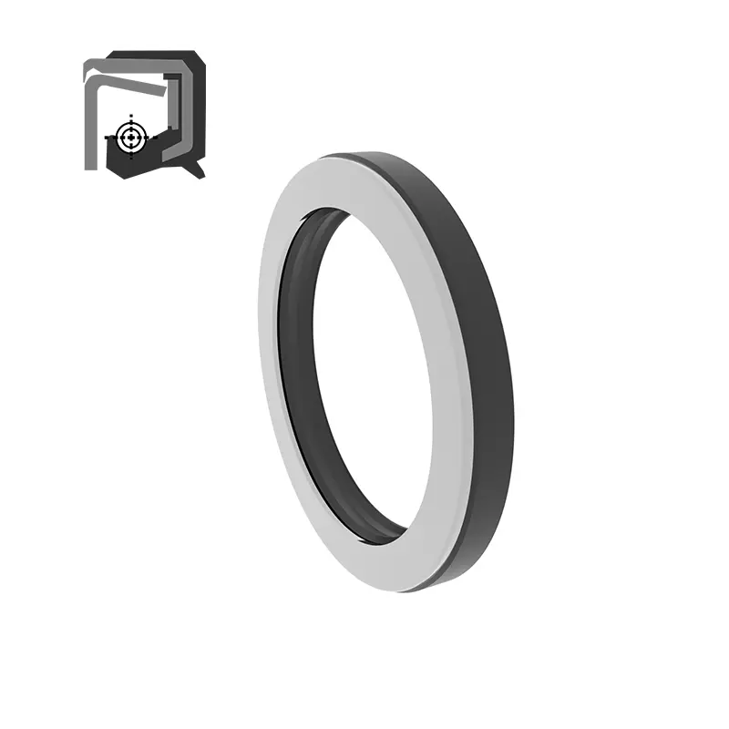 Pressure resistant skeleton oil seal